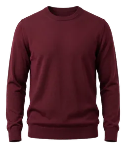 Merino-Pullover Bordeaux