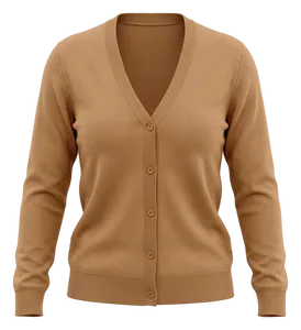 Strickjacke Camel
