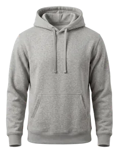Kapuzenpullover Grau meliert